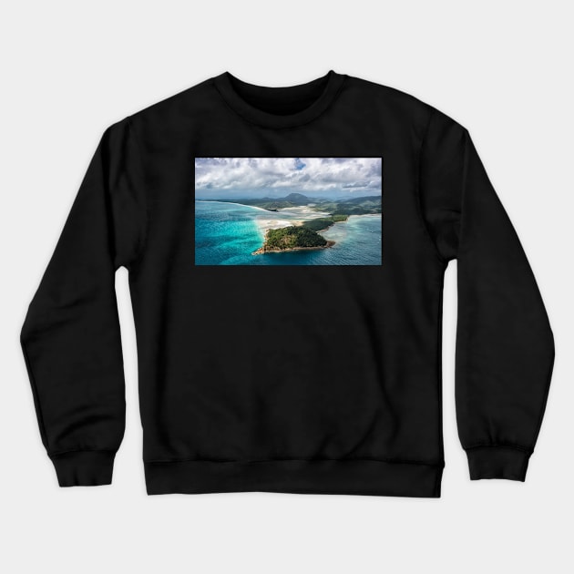 Helicoptering Over Hill Inlet Crewneck Sweatshirt by krepsher